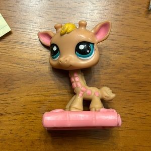 AUTHENTIC LP McDonalds Happy Meal Giraffe on Raft 2010